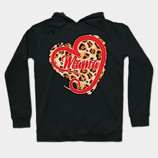 Mama Heart Leopard Mother's Day Hoodie